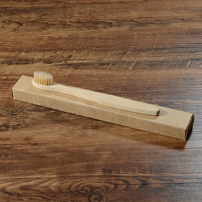 10 pcs Kids Eco Friendly Bamboo Toothbrush Soft Bristles