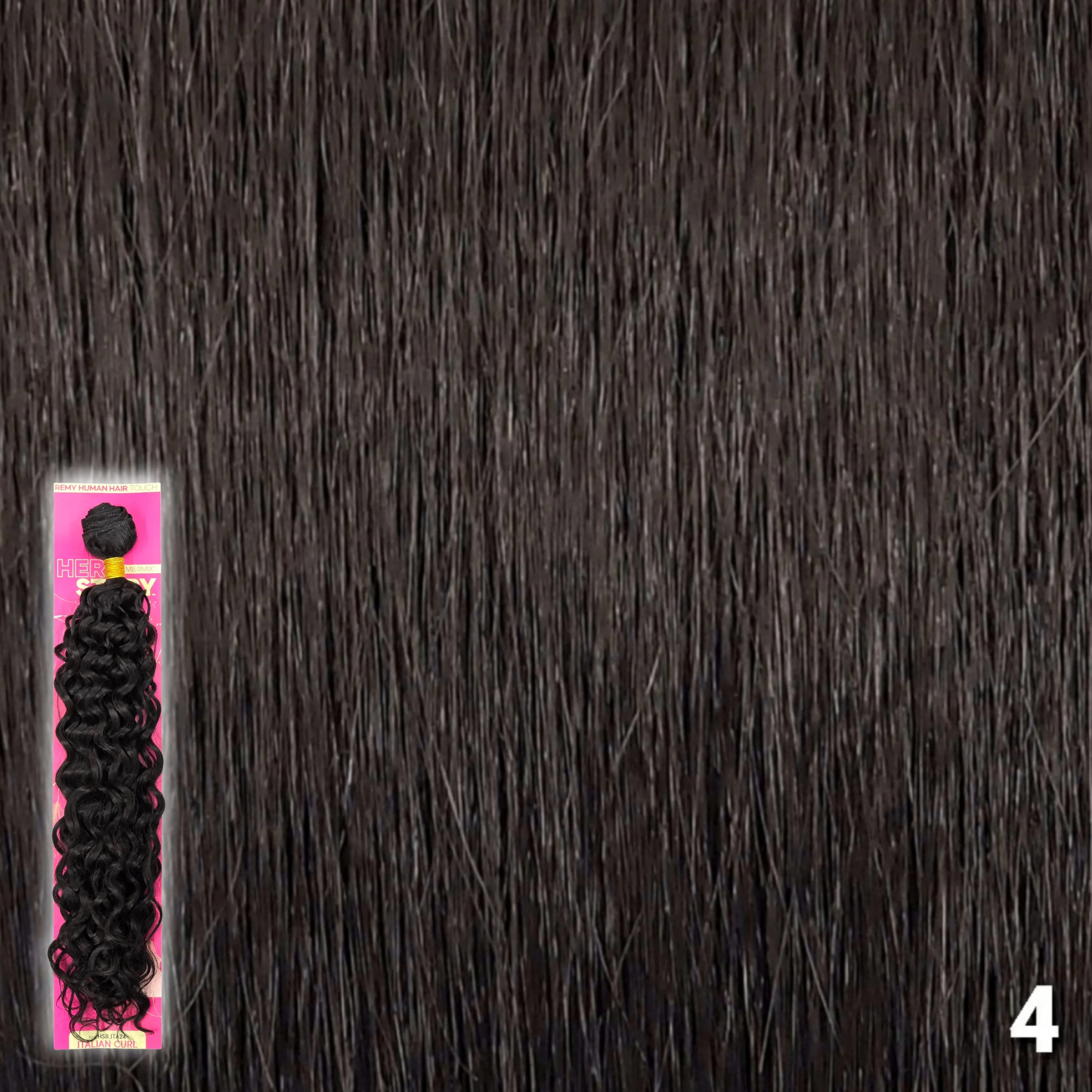 (24") Beshe HER STORY PremierMix Remy Touch Italian Curl Weaving (HSB.ITA24)