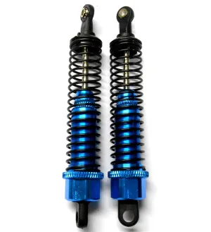 286004B 1/16 Scale Buggy Monster Truck Shock Absorber Alloy 80mm Long Blue x 2