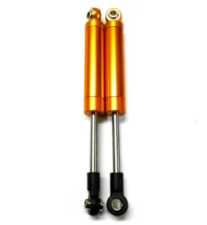 75004OR 1/10 Off Road Buggy Internal Spring Shock Absorber Alloy 90mm Long Orange x 2