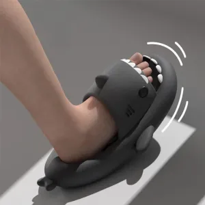 Anti-skid Shark Slippers men and women beach slides