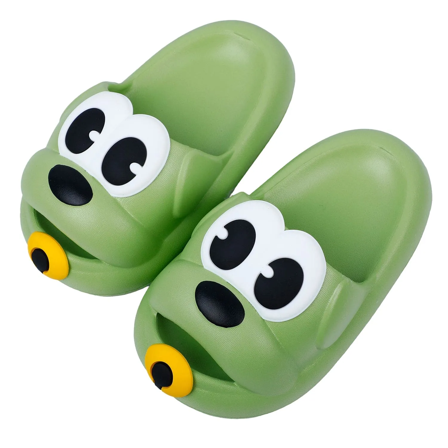 Baby Moo Dog Waterproof Soft Slippers Anti-Skid Sliders - Green