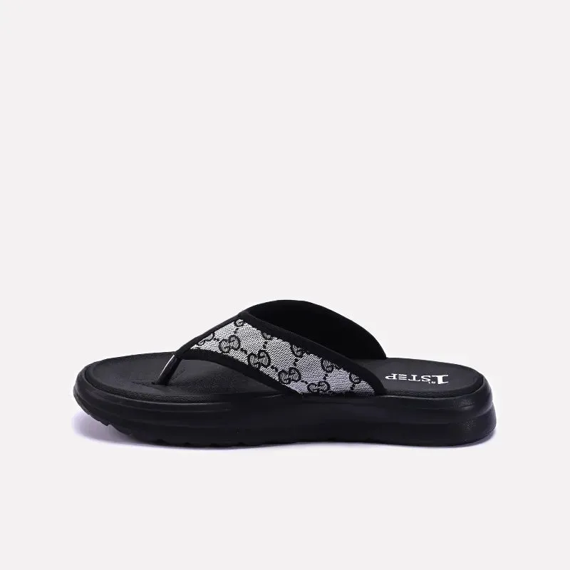 Black Sports Flip Flops 0151074