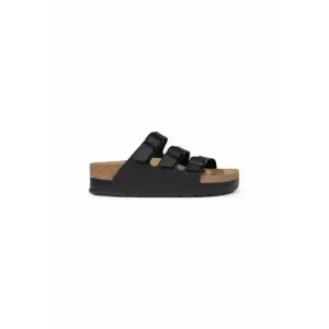 Black Three Strap Sandal