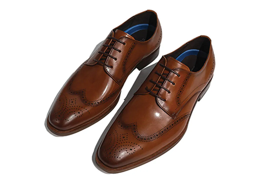 Boistfort Brogue Derby Shoe - Brown