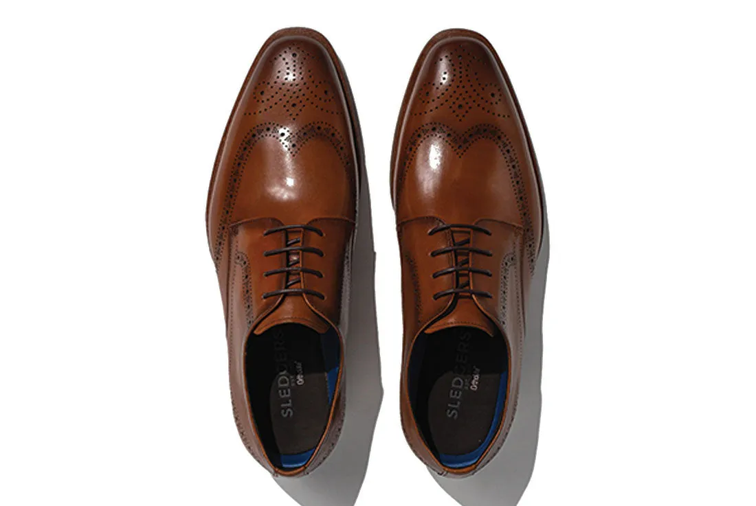 Boistfort Brogue Derby Shoe - Brown