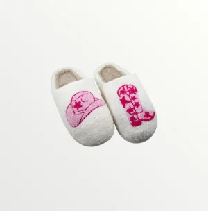 boot and cowgirl hat slippers