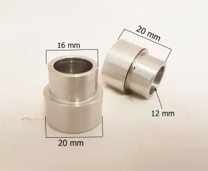 BUS22 SET OF REAR SHOCK ABSORBER BUSHES FOR BASHAN BS200S-7 200CC QUAD BIKE