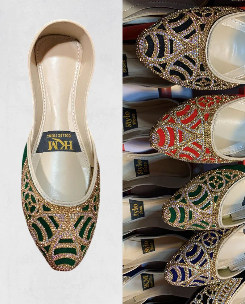 Buy Afghani Slippers Online - Paissare, Authentic Craftsmanship Nk-473