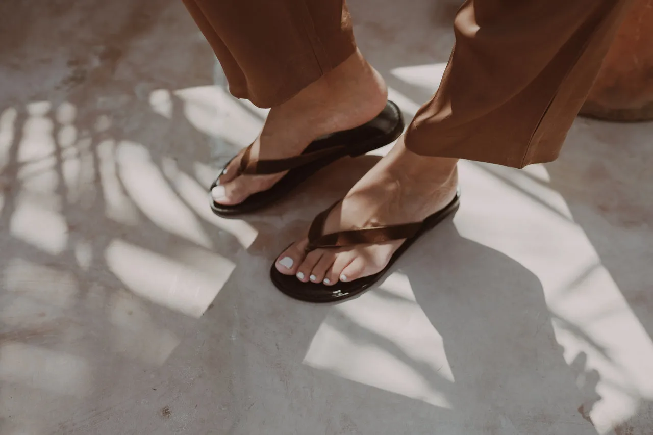 by James Marcel Sandals in Chocolate