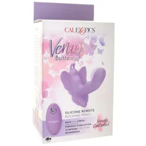 CalExotics Venus Butterfly Remote Rocking Penis Vibe in Purple
