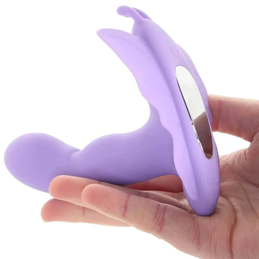 CalExotics Venus Butterfly Remote Rocking Penis Vibe in Purple