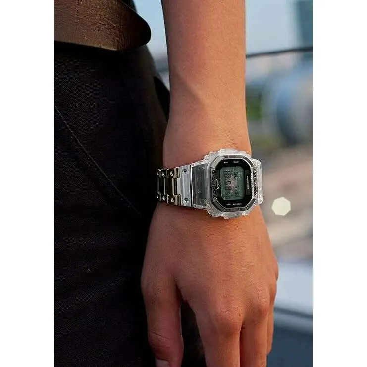 CASIO G-SHOCK 40TH ANNIVERSARY CLEAR REMIX DIGITAL MEN WATCH DWE-5640RX-7JR