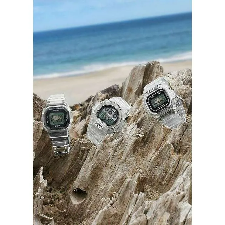 CASIO G-SHOCK 40TH ANNIVERSARY CLEAR REMIX DIGITAL MEN WATCH DWE-5640RX-7JR