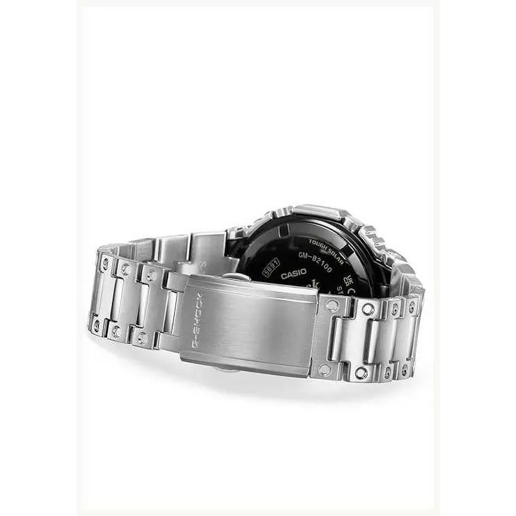 CASIO G-SHOCK BLUETOOTH FULL METAL SOLAR SILVER & COPPER MEN WATCH GM-B2100AD-5AJF
