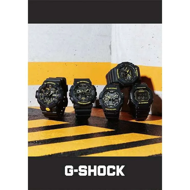 CASIO G-SHOCK CAUTION YELLOW SERIES BLUETOOTH BLACK & YELLOW MEN WATCH GA-B001CY-1AJF