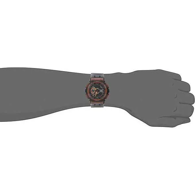 CASIO G-SHOCK COLOR SKELETON SERIES ANALOG DIGITAL BLACK MEN WATCH GA-110LS-1AJF