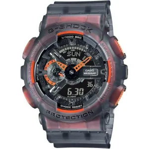 CASIO G-SHOCK COLOR SKELETON SERIES ANALOG DIGITAL BLACK MEN WATCH GA-110LS-1AJF