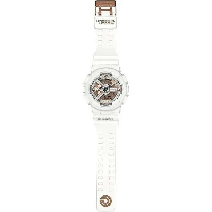 CASIO G-SHOCK DASH BERLIN TIE-UP MODEL WHITE ANALOG DIGITAL MEN WATCH GA-110DB-7AJR