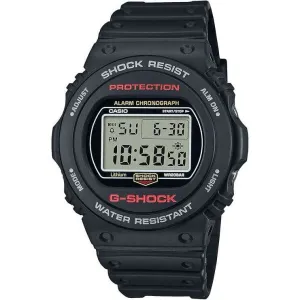 CASIO G-SHOCK DAY-DATE BLACK RESIN STRAP DIGITAL DIAL MEN WATCH DW-5750UE-1JF