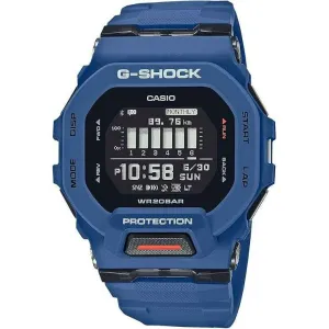 CASIO G-SHOCK DAY-DATE BLUE RESIN STRAP DIGITAL DIAL MEN WATCH GBD-200-2JF