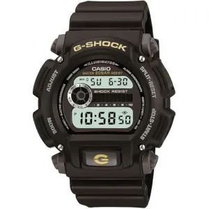 CASIO G-SHOCK DIGITAL MATTE BLACK & YELLOW MEN WATCH DW-9052-1B