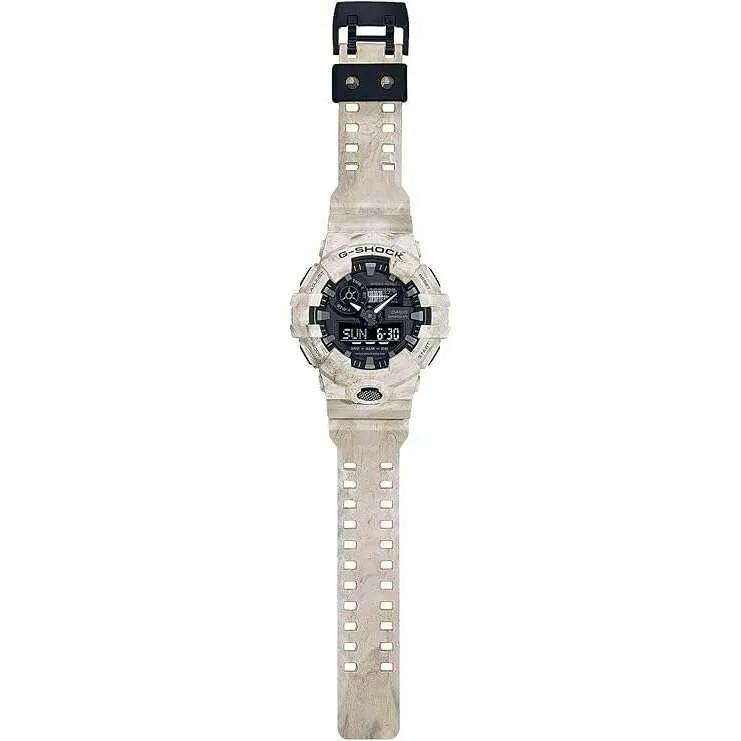 CASIO G-SHOCK EARTH TONED COLOR SERIES BEIGE ANALOG DIGITAL MEN WATCH GA-700WM-5AJF