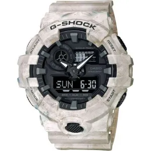 CASIO G-SHOCK EARTH TONED COLOR SERIES BEIGE ANALOG DIGITAL MEN WATCH GA-700WM-5AJF