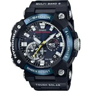 CASIO G-SHOCK FROGMAN BLUETOOTH RADIO SOLAR BLACK & BLUE MEN WATCH GWF-A1000C-1AJF