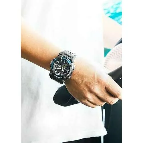 CASIO G-SHOCK FROGMAN BLUETOOTH RADIO SOLAR BLACK & BLUE MEN WATCH GWF-A1000C-1AJF