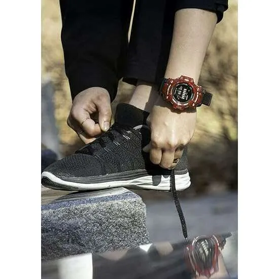 CASIO G-SHOCK G-SQUAD BLUETOOTH BLACK & RED LIMITED MODEL MEN WATCH GBD-100SM-4A1JF