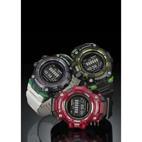 CASIO G-SHOCK G-SQUAD BLUETOOTH BLACK & RED LIMITED MODEL MEN WATCH GBD-100SM-4A1JF