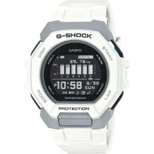 CASIO G-SHOCK G-SQUAD BLUETOOTH DAY-DATE DIGITAL WHITE MEN WATCH GBD-300-7JF