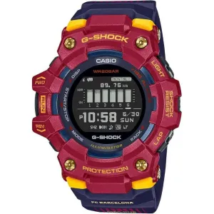 CASIO G-SHOCK G-SQUAD FC BARCELONA MATCHDAY COLLABORATION MEN WATCH GBD-100BAR-4JR