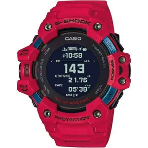 CASIO G-SHOCK G-SQUAD PEDOMETER SOLAR GPS DIGITAL RED MEN WATCH GBD-H1000-4JR