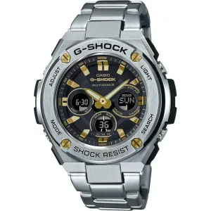 CASIO G-SHOCK G-STEEL RADIO SOLAR SILVER ANALOG DIGITAL MEN WATCH GST-W310D-1A9JF