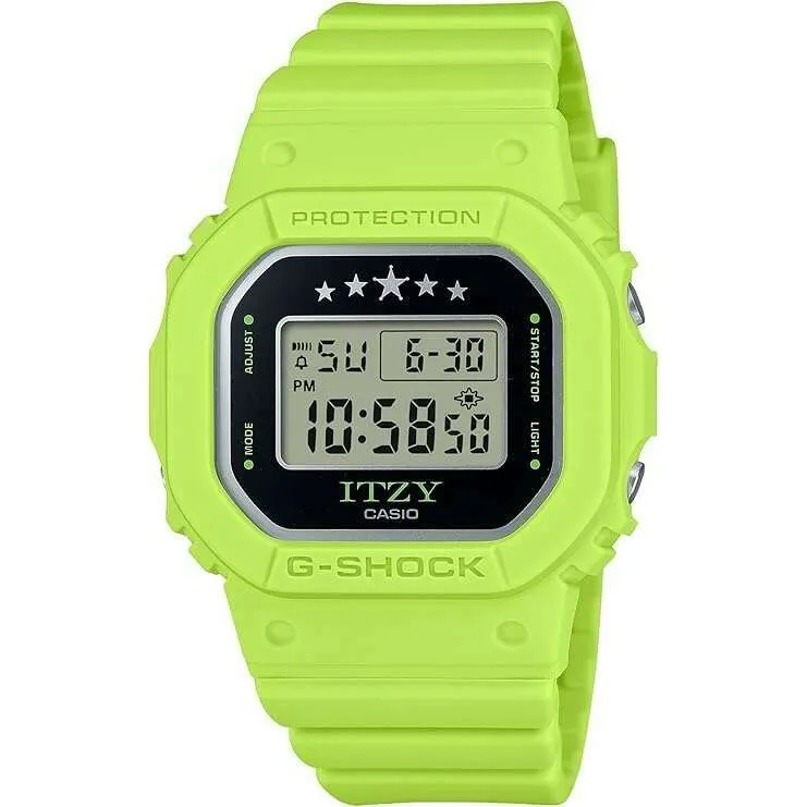 CASIO G-SHOCK ITZY COLLABORATION MODEL DIGITAL LIME GREEN WATCH GMD-S5610IT-3JR