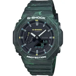 CASIO G-SHOCK MYSTIC FOREST SERIES ANALOG DIGITAL GREEN MEN WATCH GA-2100FR-3AJF