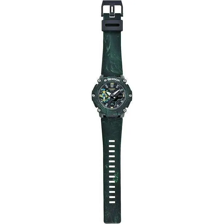CASIO G-SHOCK MYSTIC FOREST SERIES ANALOG DIGITAL GREEN MEN WATCH GA-2200MFR-3AJF