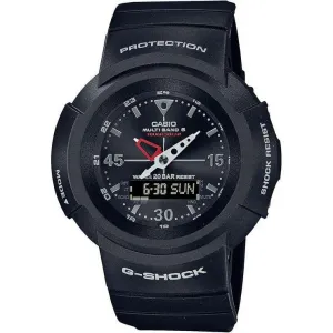 CASIO G-SHOCK RADIO SOLAR ANALOG DIGITAL BLACK MEN WATCH AWG-M520-1AJF