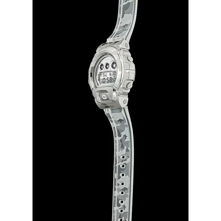 CASIO G-SHOCK SKELETON CAMOUFLAGE SERIES CLEAR DIGITAL MEN WATCH GM-6900SCM-1JF