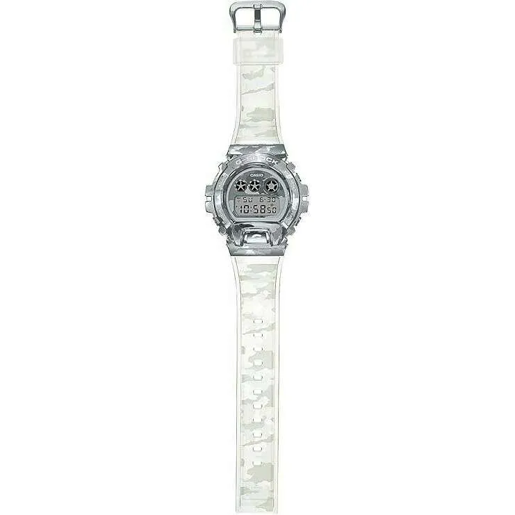 CASIO G-SHOCK SKELETON CAMOUFLAGE SERIES CLEAR DIGITAL MEN WATCH GM-6900SCM-1JF