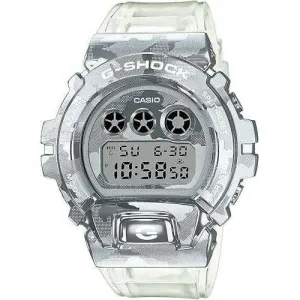 CASIO G-SHOCK SKELETON CAMOUFLAGE SERIES CLEAR DIGITAL MEN WATCH GM-6900SCM-1JF