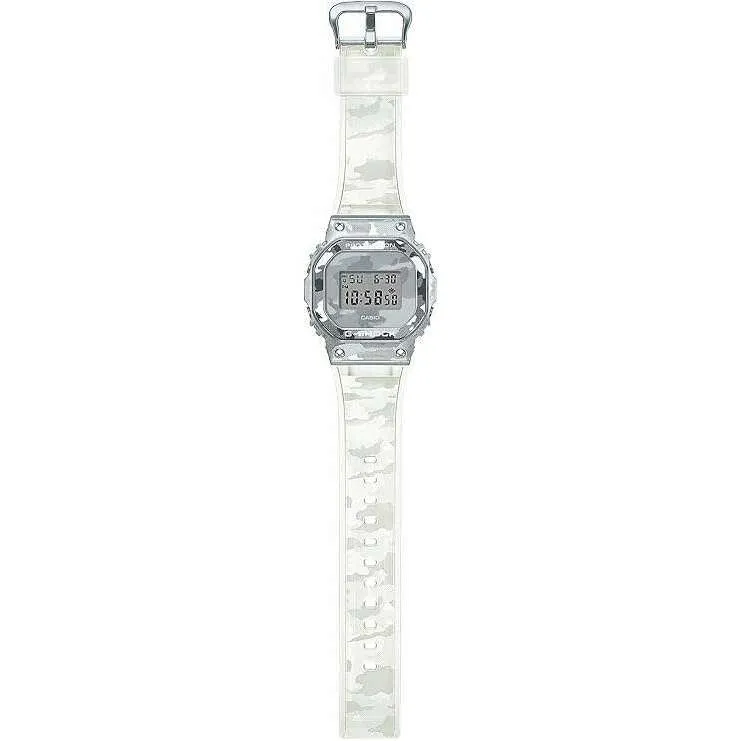 CASIO G-SHOCK SKELETON CAMOUFLAGE SERIES DIGITAL CLEAR MEN WATCH GM-5600SCM-1JF