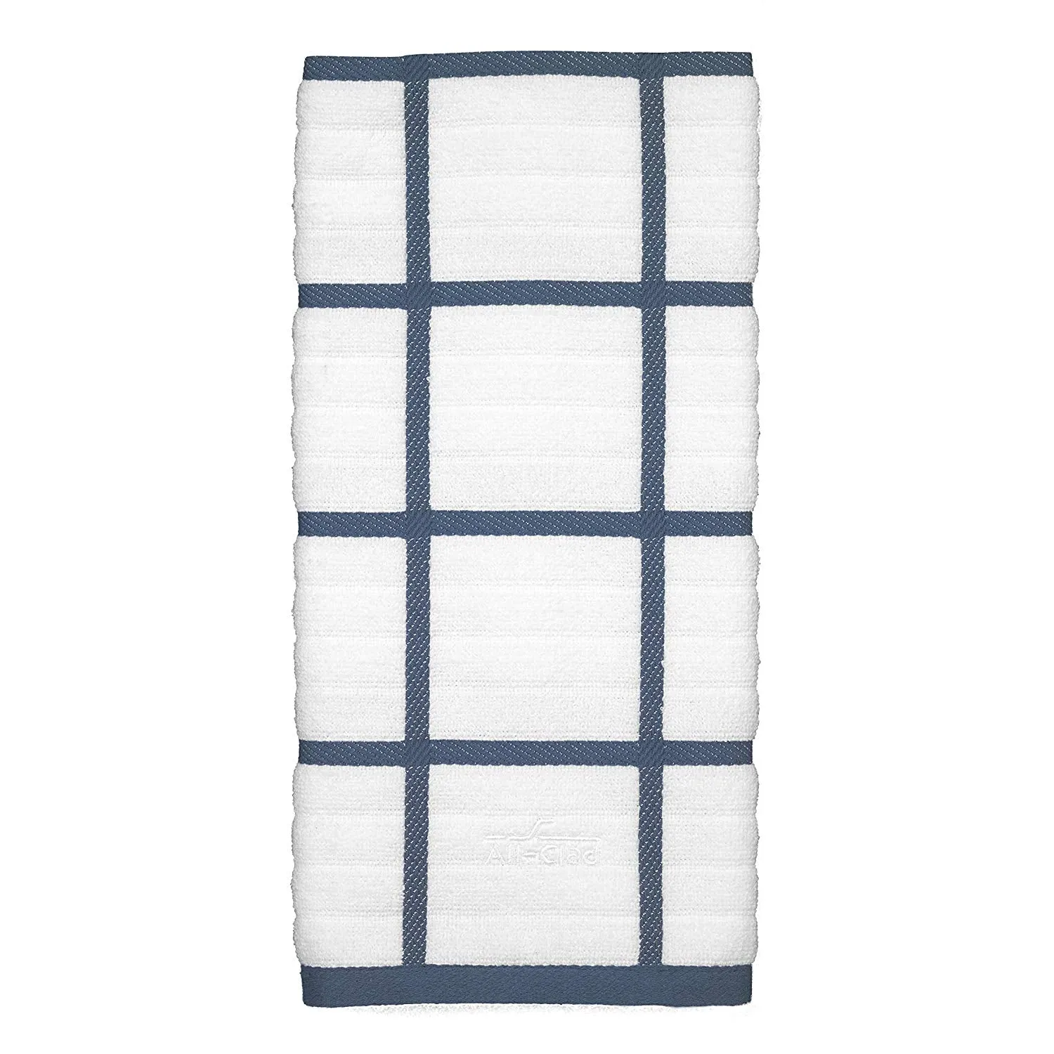 Check Kitchen Towel Cornflower