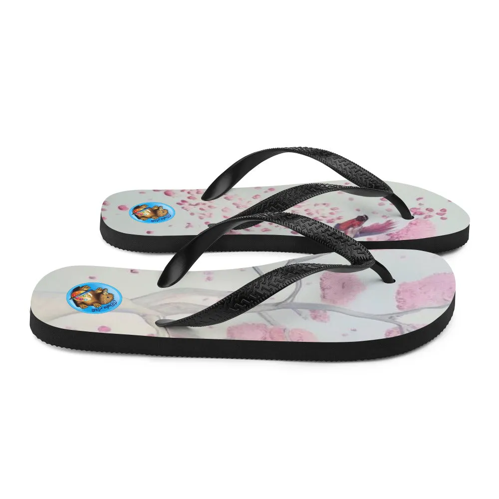 Cherry Blossoms Flip-Flops