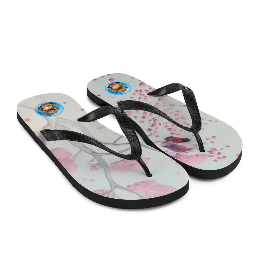 Cherry Blossoms Flip-Flops