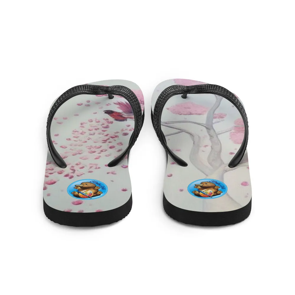 Cherry Blossoms Flip-Flops