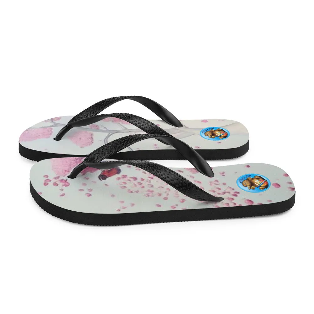 Cherry Blossoms Flip-Flops