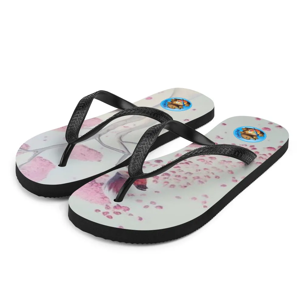 Cherry Blossoms Flip-Flops
